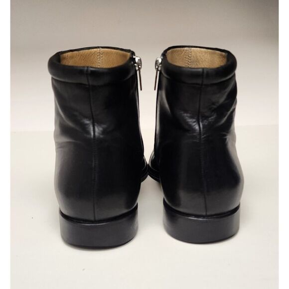 Bruno Magli M01575 Men's Raspino Black Leather Ankle Boots Size 11M - Picture 5 of 13